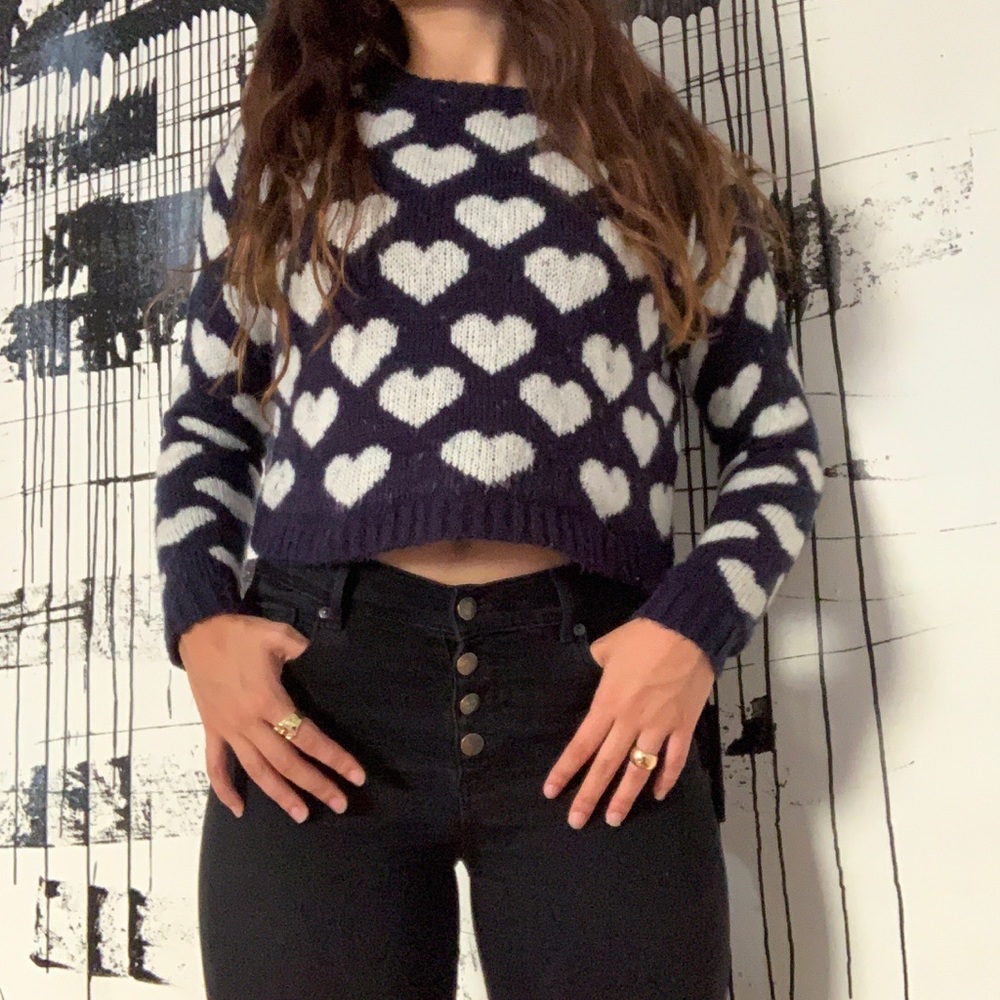 Heart Knit Sweater❤️